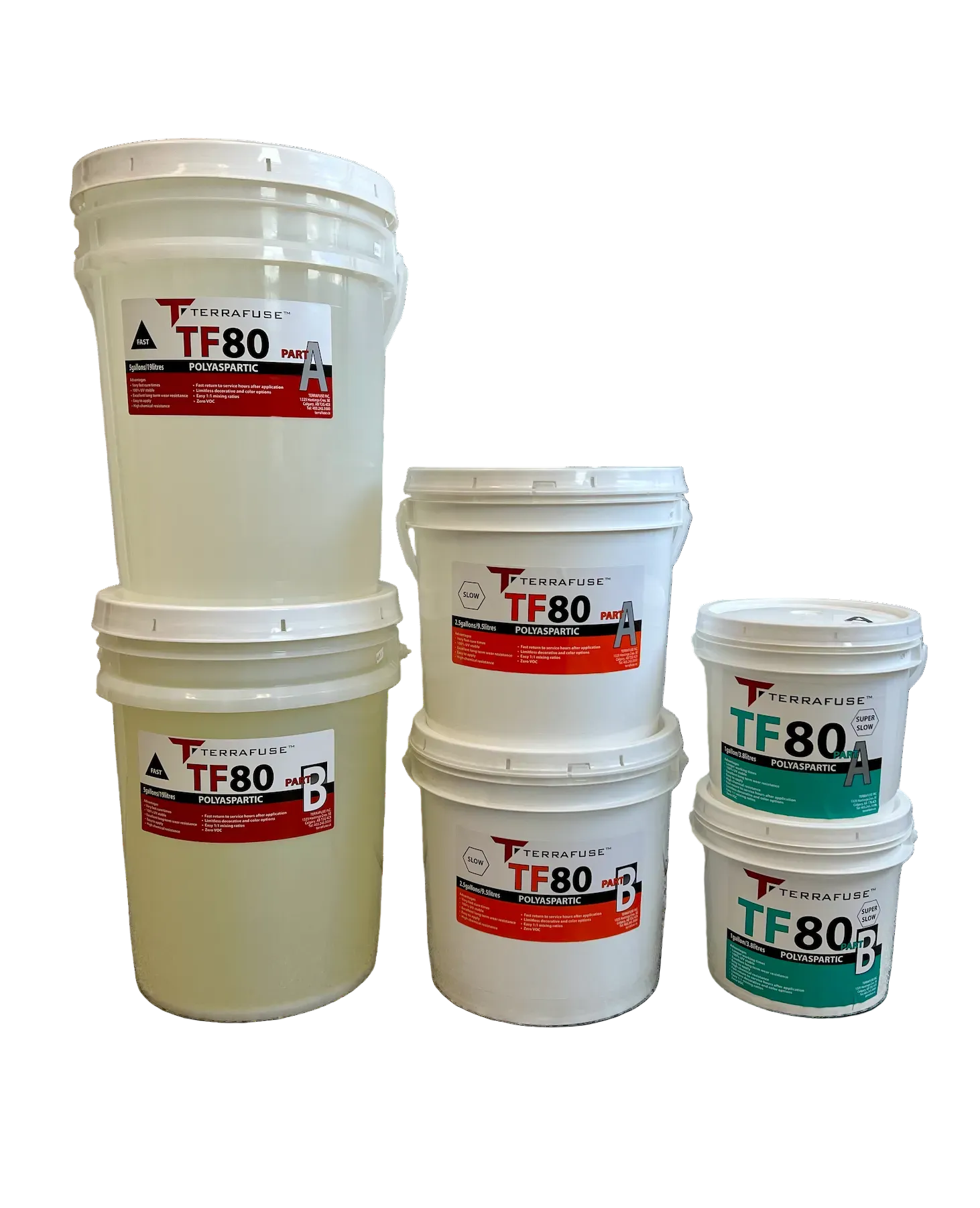 TF 80 Polyaspartic Coating Kit | Terrafuse – Terrafuse USA Inc.